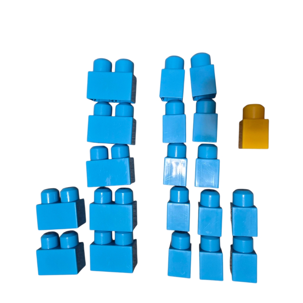 Colorful Building Mega Blocks Set for Kids 103 Pieces - Picture 2 of 6